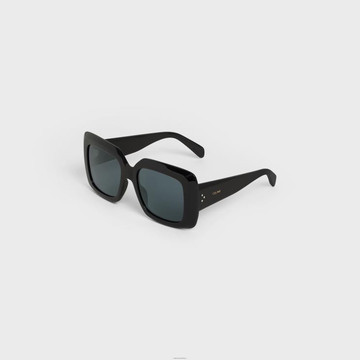 CELINE Black Square S263 Sunglasses in Acetate R0ZNN1149