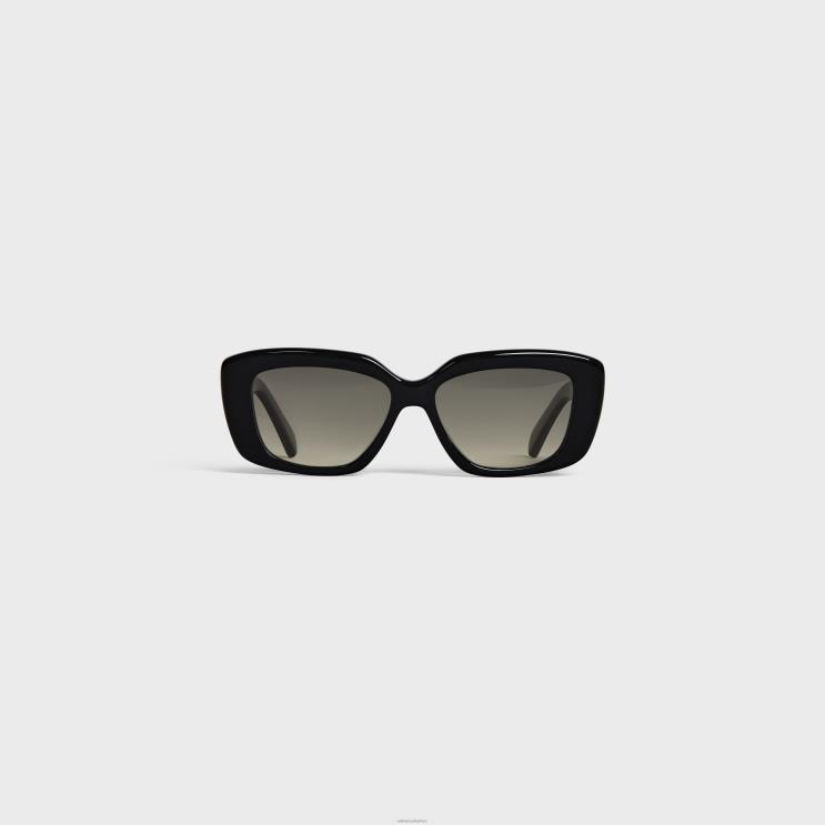 CELINE Black Triomphe 04 Sunglasses in Acetate R0ZNN1105