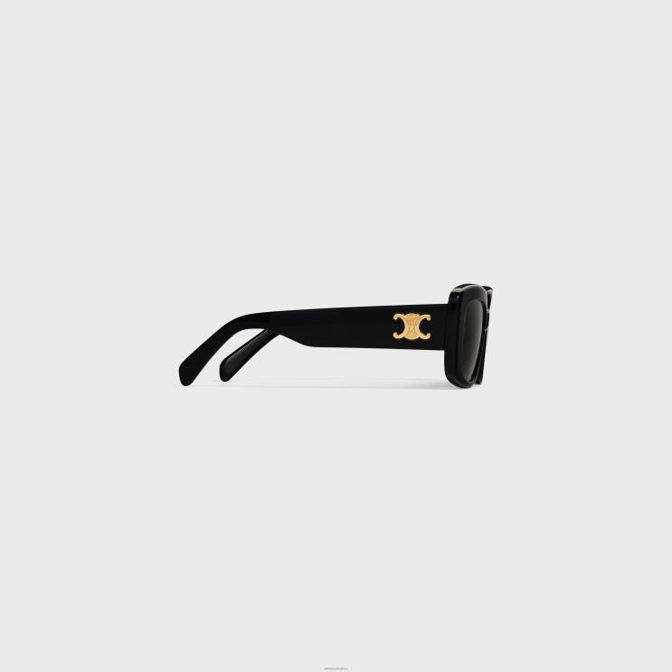 CELINE Black Triomphe 04 Sunglasses in Acetate R0ZNN1105
