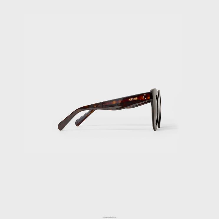 CELINE Classic Dark Havana Butterfly S005 Sunglasses in Acetate R0ZNN1156
