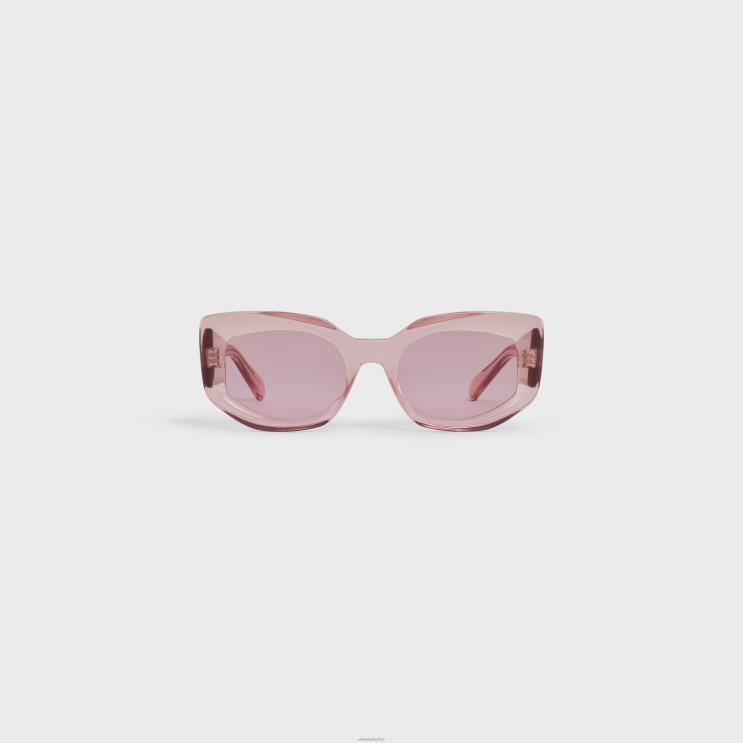 CELINE Crystal Pink Graphic S277 Sunglasses in Acetate R0ZNN1036