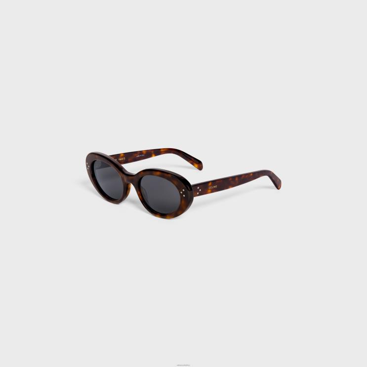 CELINE Dark Havana Cat Eye S193 Sunglasses in Acetate R0ZNN1133