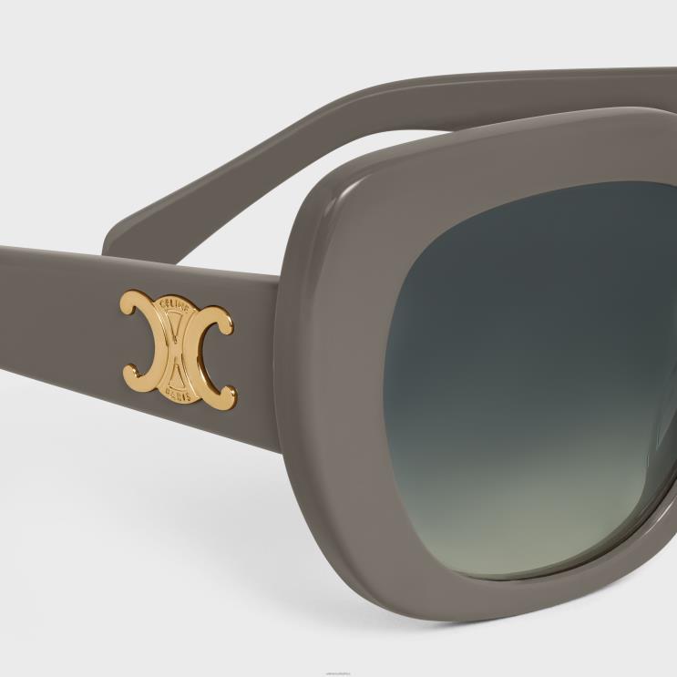 CELINE Grey Triomphe 06 Sunglasses in Acetate R0ZNN1110