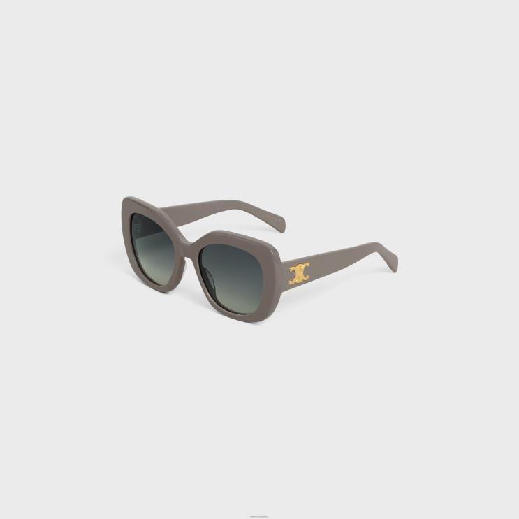 CELINE Grey Triomphe 06 Sunglasses in Acetate R0ZNN1110