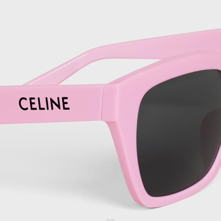 CELINE Light Pink Monochroms 03 Sunglasses in Acetate R0ZNN1128