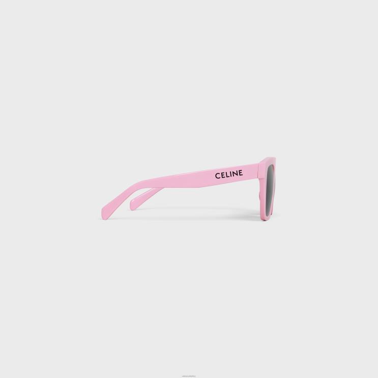 CELINE Light Pink Monochroms 03 Sunglasses in Acetate R0ZNN1128