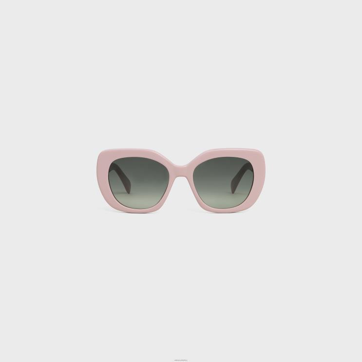 CELINE Pastel Pink Triomphe 06 Sunglasses in Acetate R0ZNN1111
