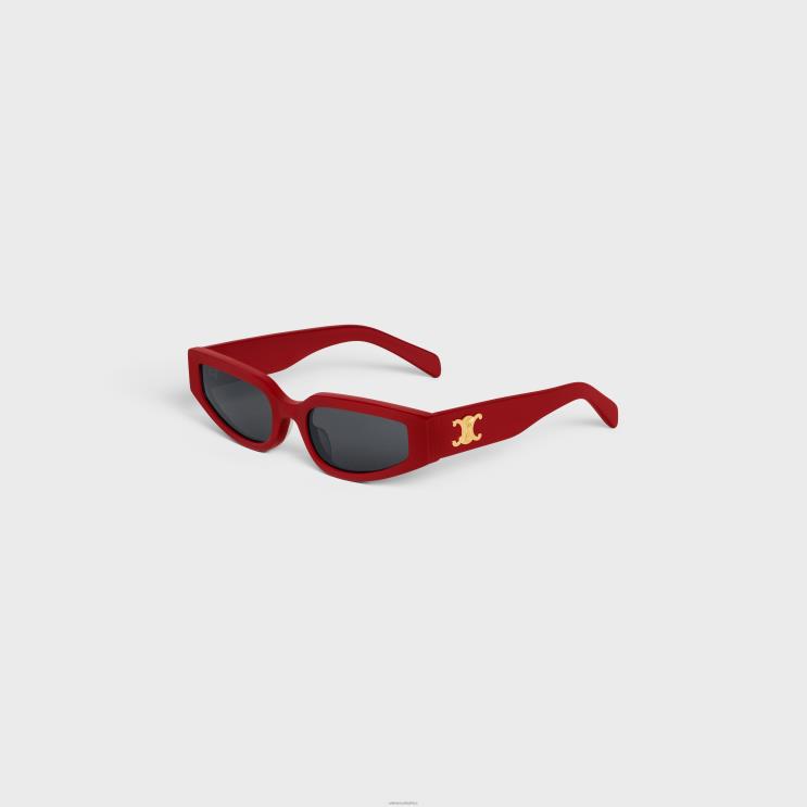 CELINE Red Triomphe 12 Sunglasses in Acetate R0ZNN1119