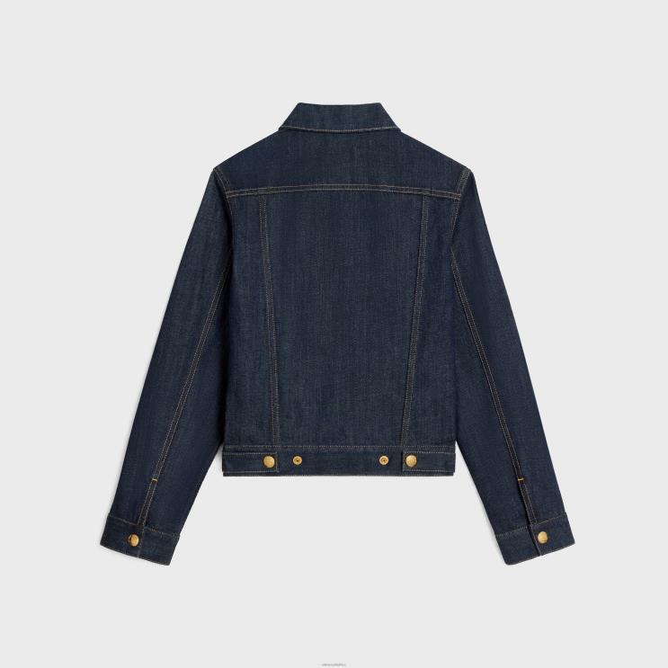 CELINE Rinsed Trucker Jacket in Wash Denim R0ZNN733
