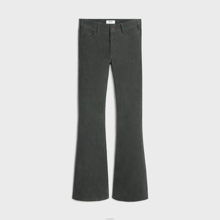 CELINE Aged Corduroy Rinse Marco Jeans in Corduroy R0ZNN644