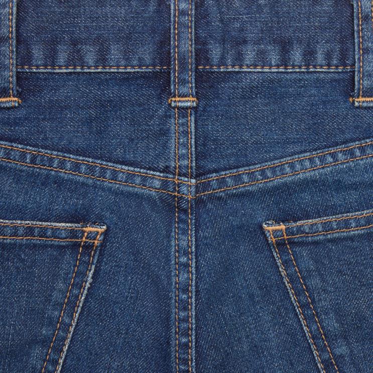 CELINE Dark Union Wash Skinny Jeans in Denim R0ZNN869