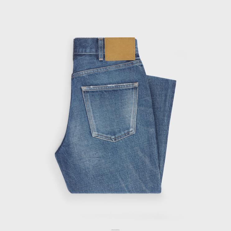 CELINE Dark Union Wash Tess Jeans in Denim R0ZNN866