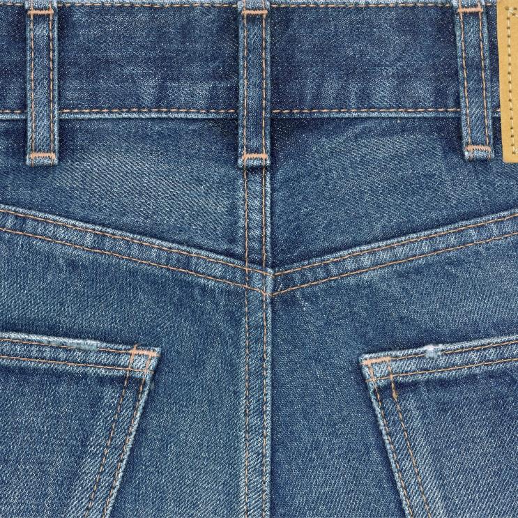 CELINE Dark Union Wash Tess Jeans in Denim R0ZNN866