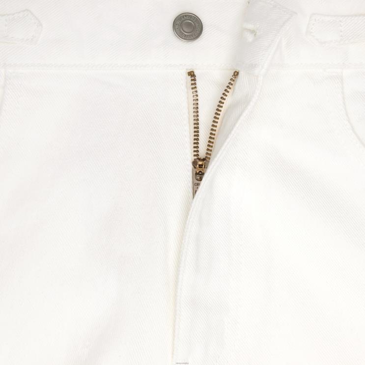 CELINE Optic White Wash Jane Flared Jeans in Denim R0ZNN856