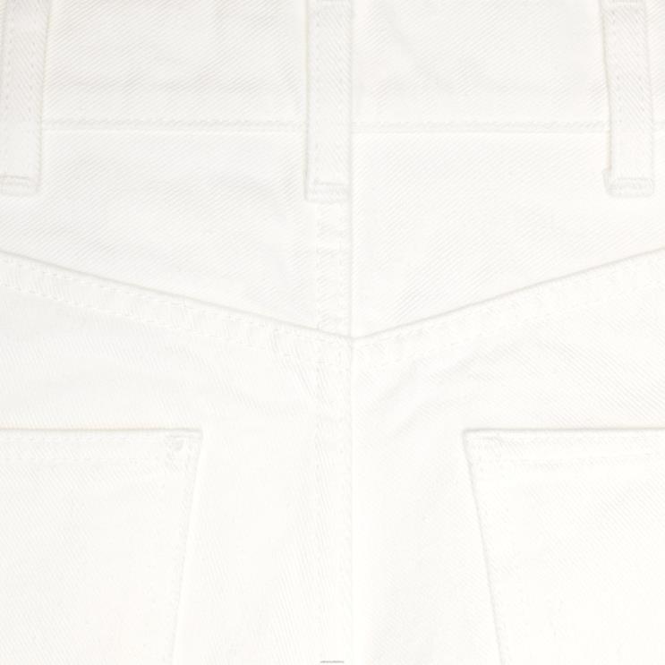 CELINE Optic White Wash Jane Flared Jeans in Denim R0ZNN856