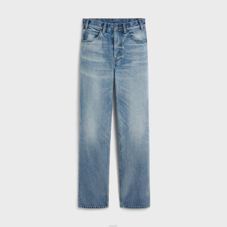 CELINE Pismo Wash Margaret Jeans in Denim R0ZNN859