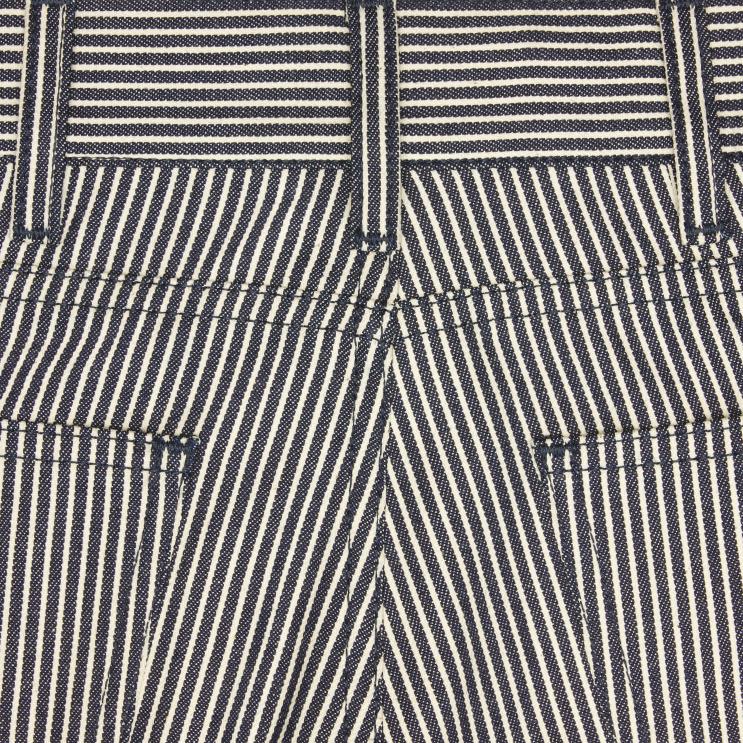 CELINE Rinsed Jane Flared Jeans in Hickory Stripes R0ZNN854