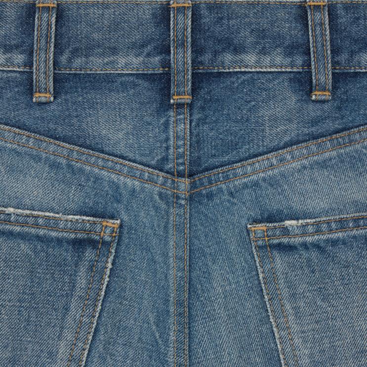 CELINE Union Wash Jane Flare Jeans in DenimR0ZNN853