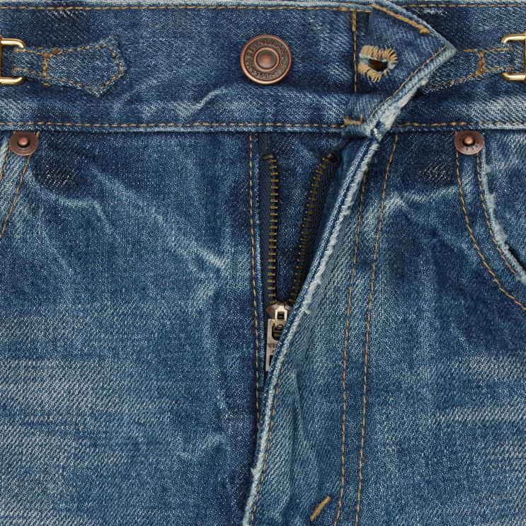 CELINE Union Wash Jane Flare Jeans in DenimR0ZNN853