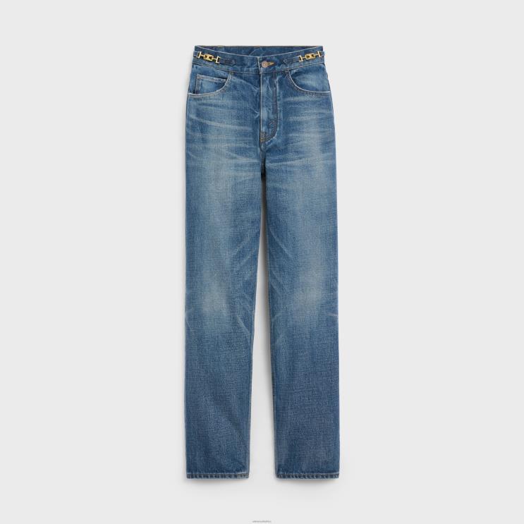 CELINE Union Wash Margaret Jeans in Denim R0ZNN860