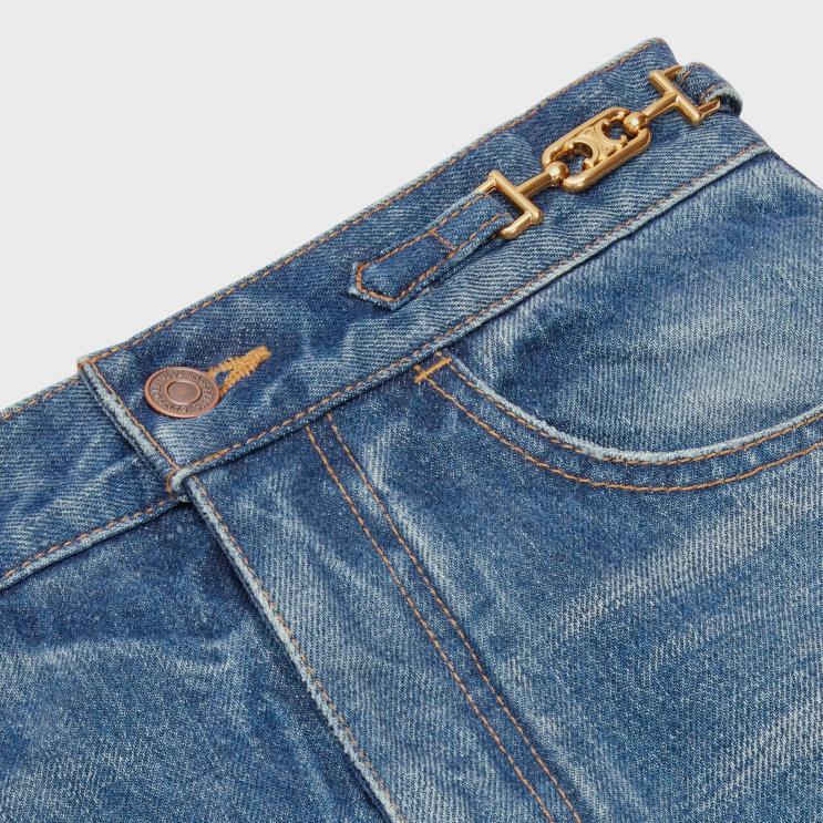 CELINE Union Wash Margaret Jeans in Denim R0ZNN860