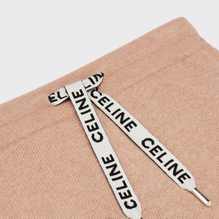 CELINE Camel Track Pants in Cashmere Wool R0ZNN882