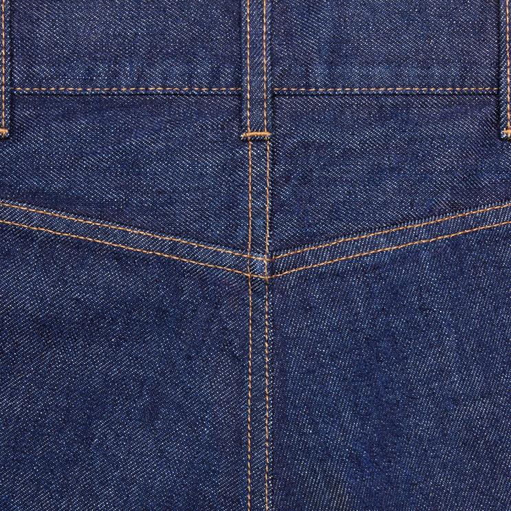 CELINE Rinsed Mini Shorts in Wash Denim R0ZNN891