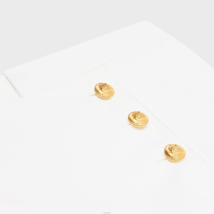 CELINE White Yachting Mini Shorts in Cotton Twill R0ZNN893