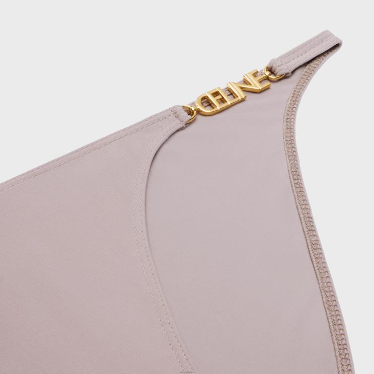 CELINE Argile Swimsuit Bottom in Matte Jersey R0ZNN910