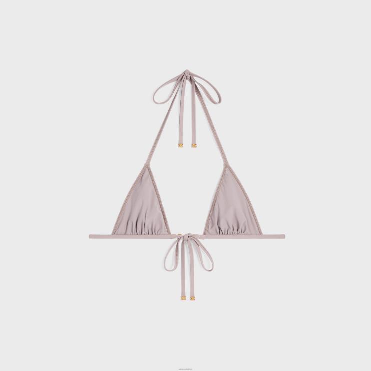 CELINE Argile Triangle Top in Matte Jersey R0ZNN909