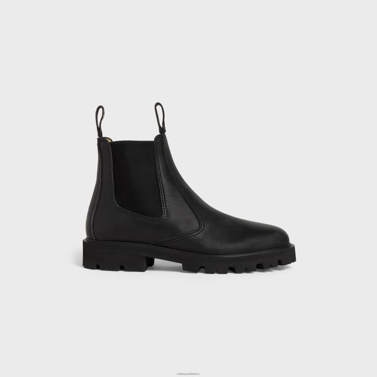 CELINE Black Margaret Chelsea Boot in Calfskin R0ZNN954