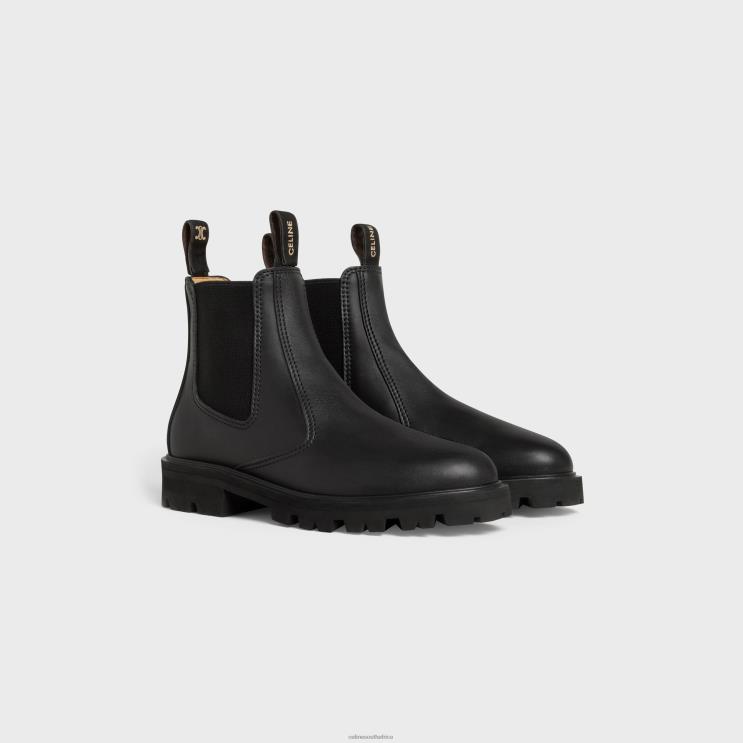 CELINE Black Margaret Chelsea Boot in Calfskin R0ZNN954