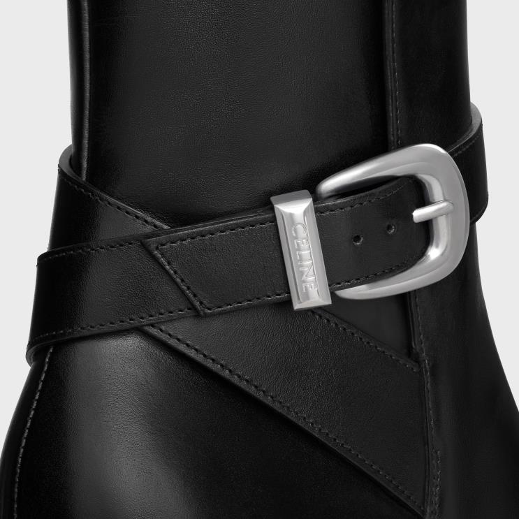CELINE Black Verneuil Jodphur Boot in Calfskin R0ZNN959