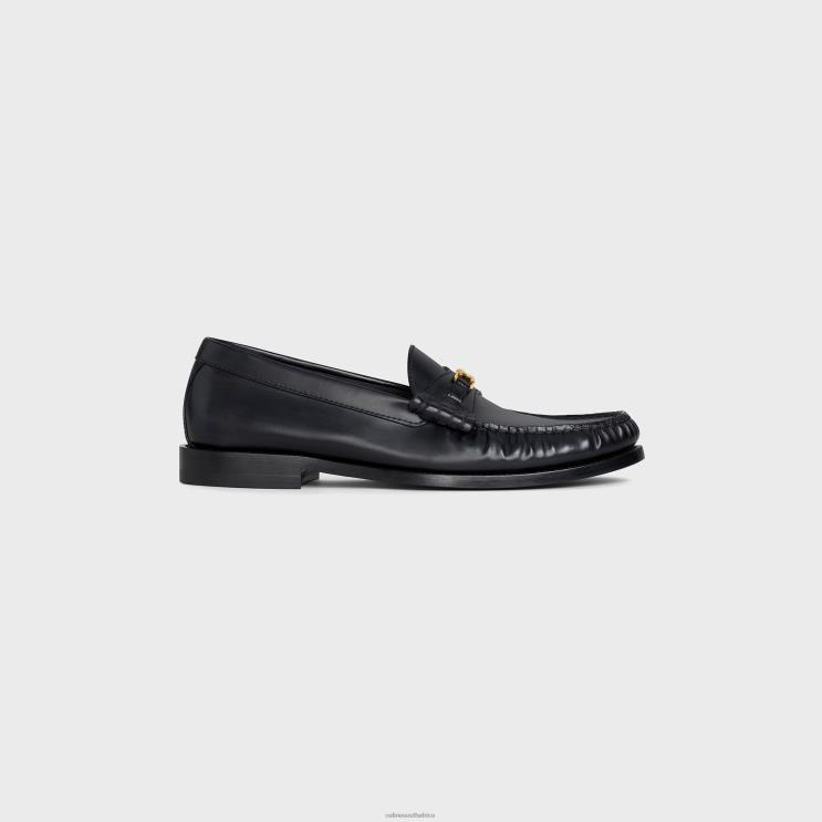 CELINE Black Luco Loafer in Polished Bullskin R0ZNN922
