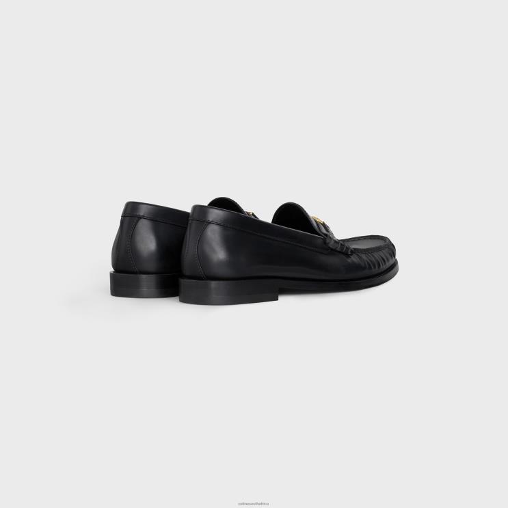 CELINE Black Luco Loafer in Polished Bullskin R0ZNN922