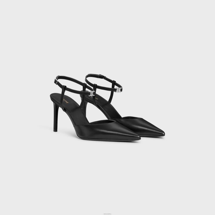 CELINE Black Kitten Pump in Calfskin R0ZNN942