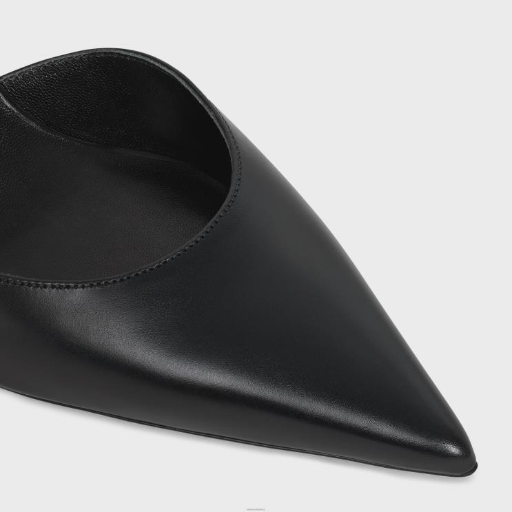 CELINE Black Kitten Pump in Calfskin R0ZNN942