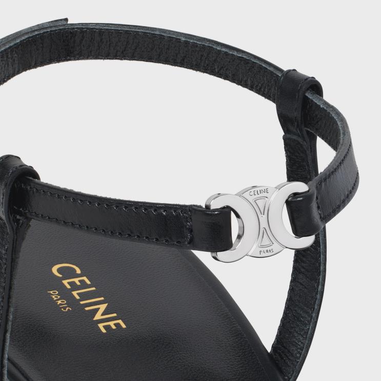 CELINE Black Kitten Pump in Calfskin R0ZNN942