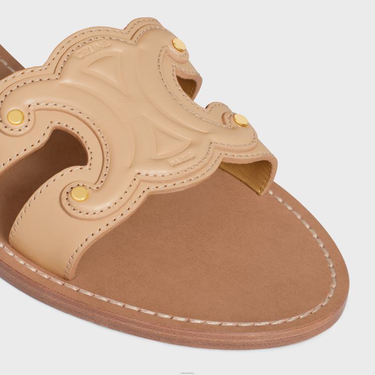 CELINE Nude Triomphe Mule in Calfskin R0ZNN940