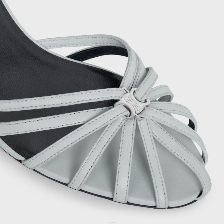 CELINE Soft Blue Triomphe Sandal in Lambskin R0ZNN946